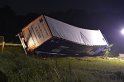 VU LKW umgestuerzt Feldkassel Industriestr Robert Boschstr P180